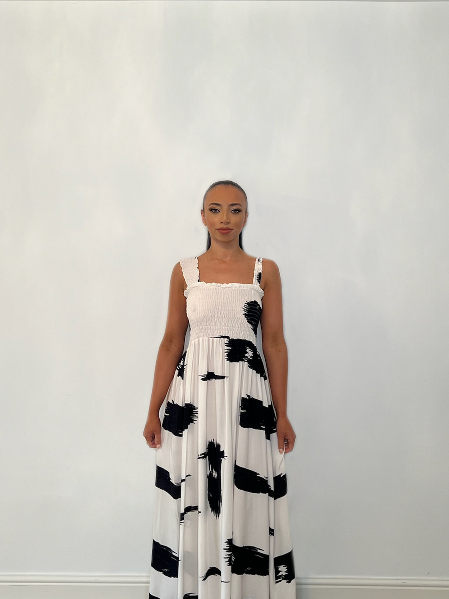 ABSTRACT PRINT DRESS