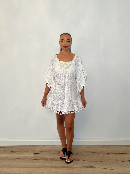 ANYA LACE BEACH DRESS