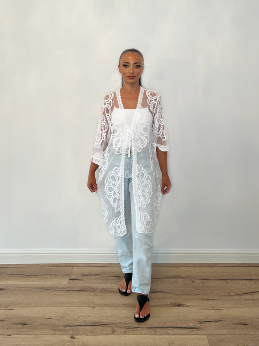 LACE BEACH COVER UP