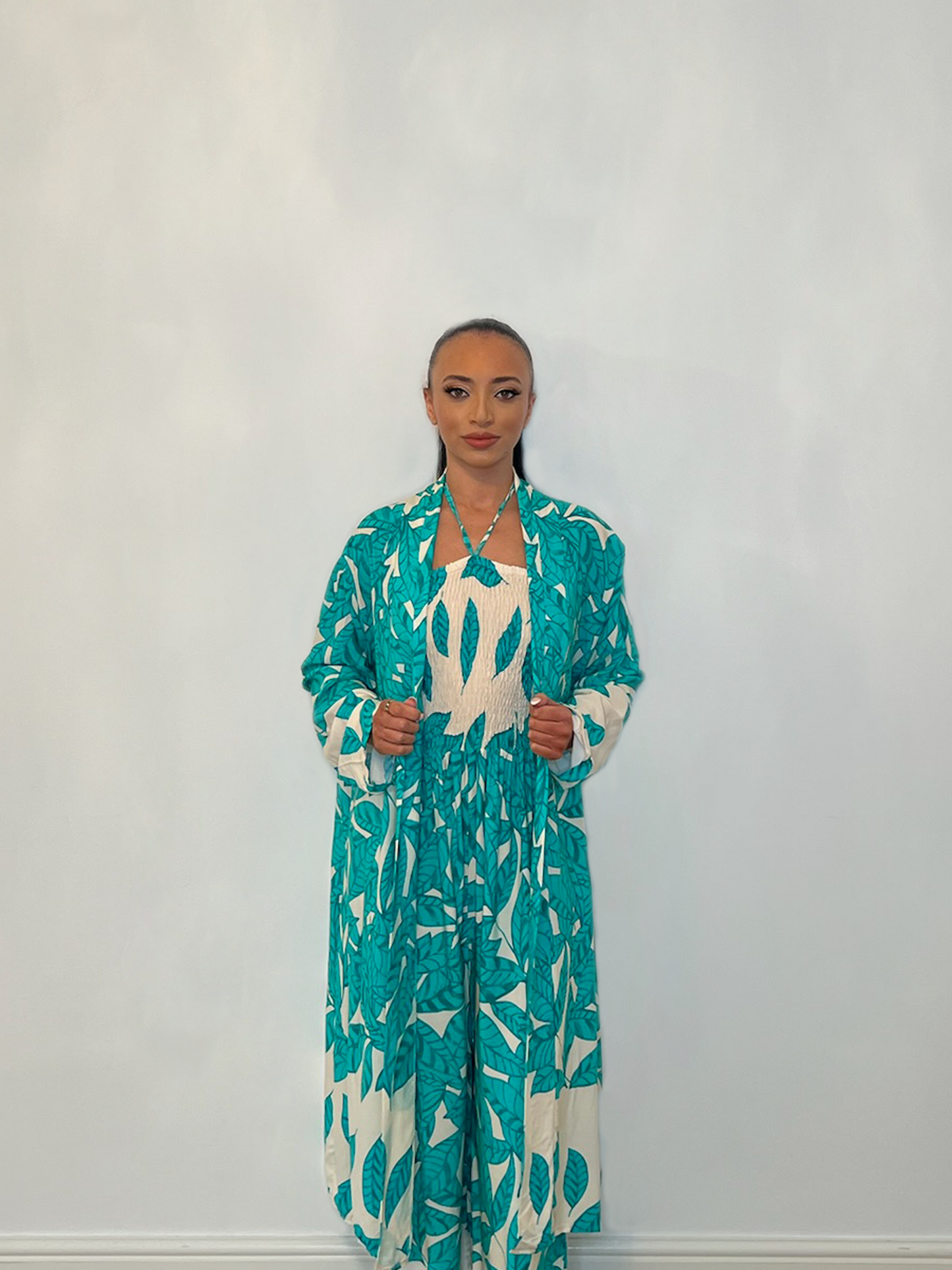 LEAF JUMPSUIT SET