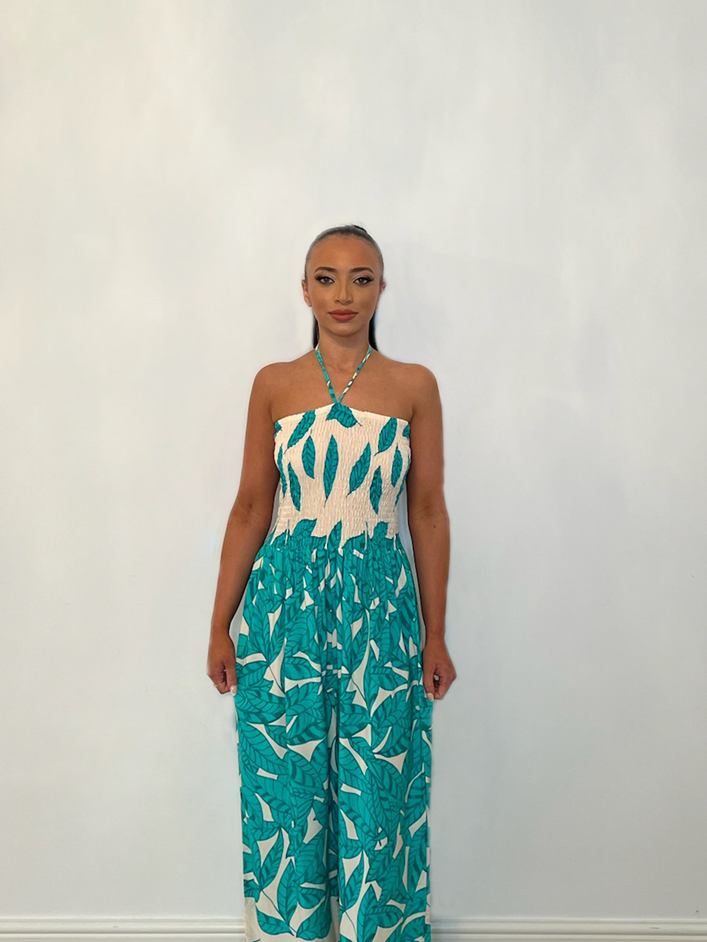 LEAF JUMPSUIT SET
