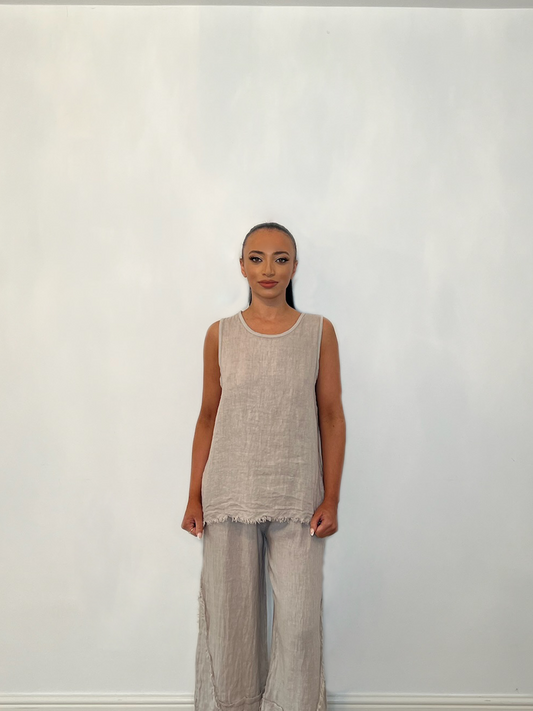 LINEN TOP