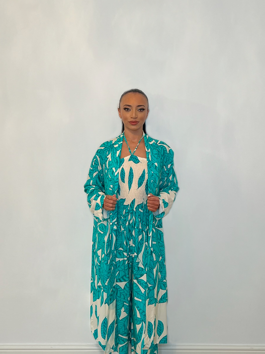 LEAF JUMPSUIT SET